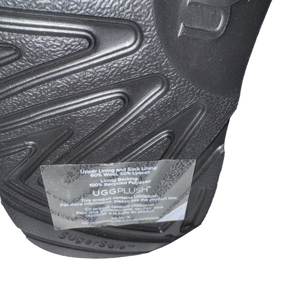 UGG Bailey Bow Black boots with iridescent bow Size 6 - Picture 9 of 9